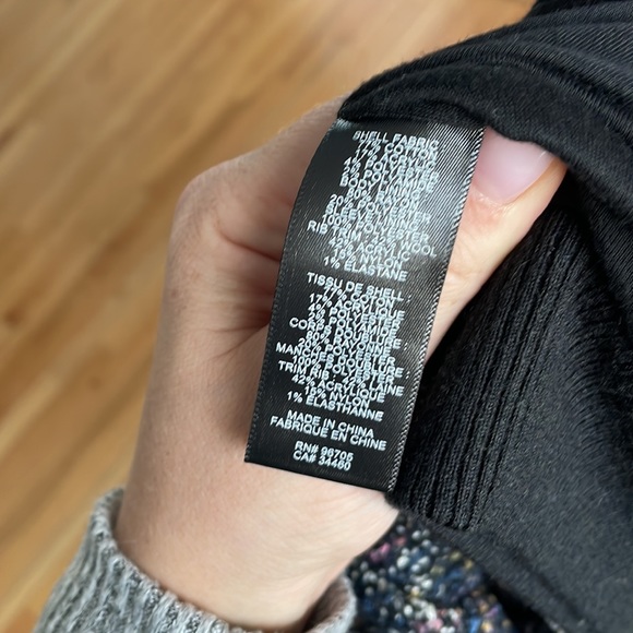 Tweed Rebecca Taylor Cropped Bomber Jacket - Picture 6 of 6